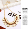 Trendy Necklaces Pendants Link Chain Collar Long Plated Enamel Statement Bling