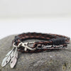 Friendship Bracelets & Bangles Feather Accessories Wedding Men Leather
