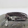 Friendship Bracelets & Bangles Feather Accessories Wedding Men Leather