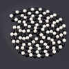 European Style Pearl Jewelry Round White Black Bead Multi Layer Long Pearl Necklace