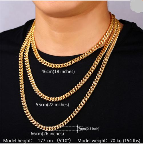 Men Jewelry Gold Chain For Men High Quality Necklace