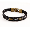 Genuine Leather Man Bracelets Unisex Casual/Sporty Multi-Layer Alloy Hook
