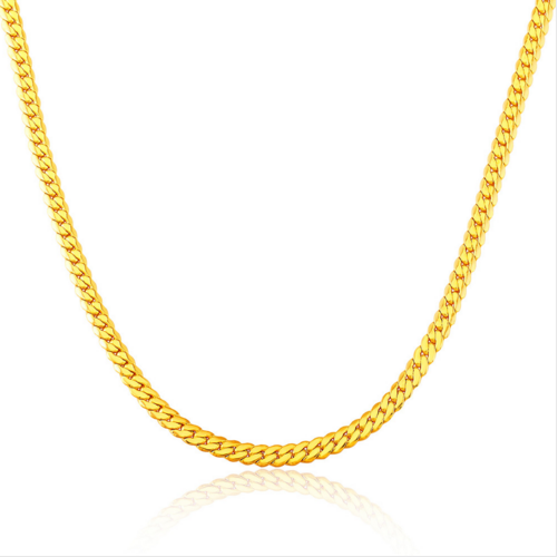 Unique Chain Necklace Men/Woman Snake Shape18K Gold Plated Fashion Jewelry