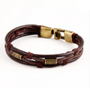 Genuine Leather Man Bracelets Unisex Casual/Sporty Multi-Layer Alloy Hook