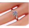 Diamond Rings for women 18K platinum plated Engagement